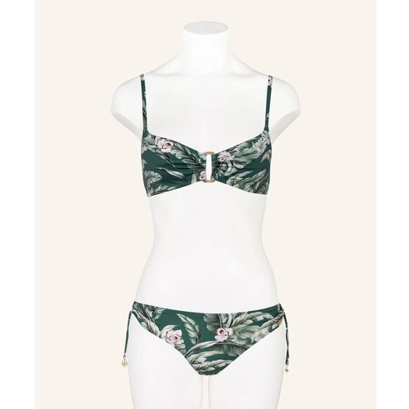 New Anthropologie Bikini Matching Set Beach Resort Swimwear Tropical Vacation - Picture 2 of 13